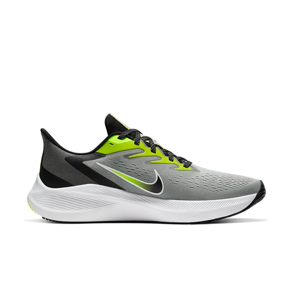 NIKE Air Zoom Winflo 7 'Smoke Grey Volt' Running Trainers Sneakers Size 12 - Picture 13 of 13